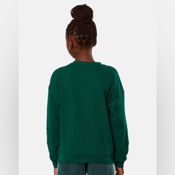Adidas Originals Big Kids Collegiate Graphic Crewneck Sweatshirt Sz XL Green NWT - Picture 2 of 8